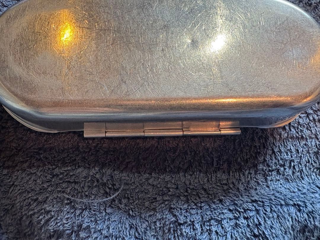 RRL ダブルアールエル メタルケース 小物入れ レザー内装　メガネケース