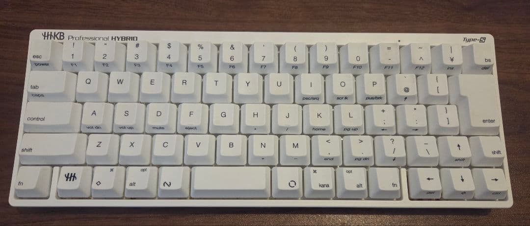 HHKB Professional HYBRID Type-S 雪 日本語配列