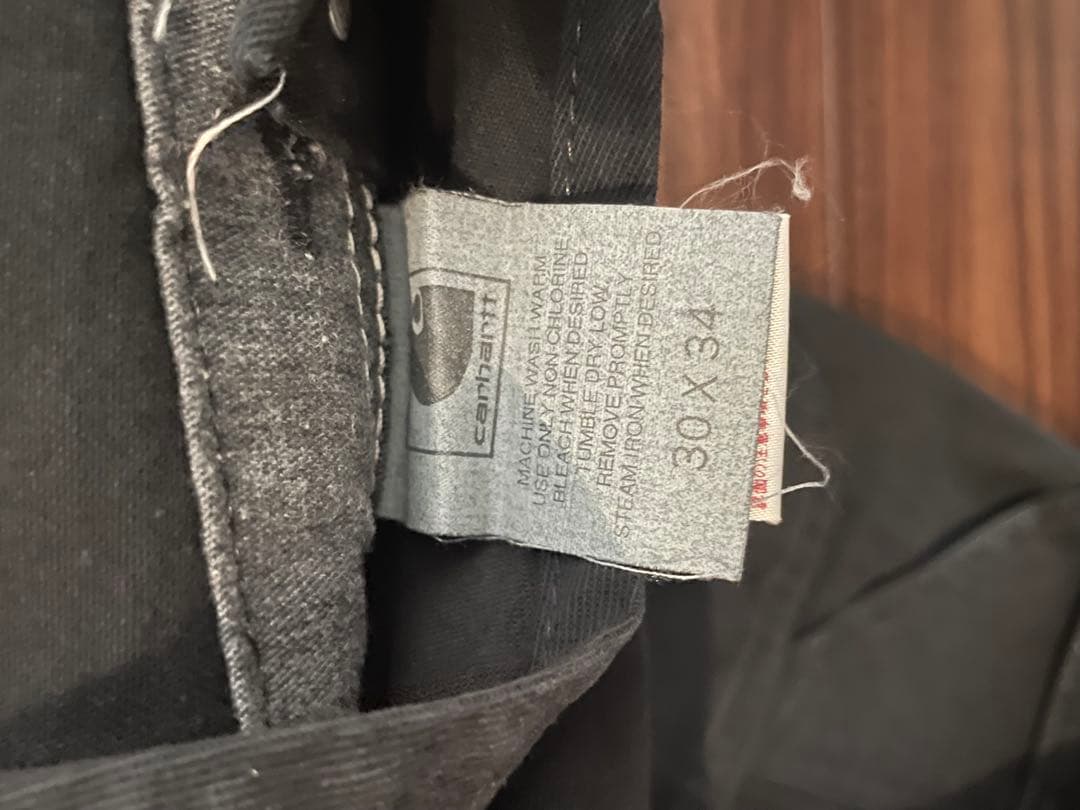 希少！日本製エドウィン carhartt ブラック オーバーオール 30×34