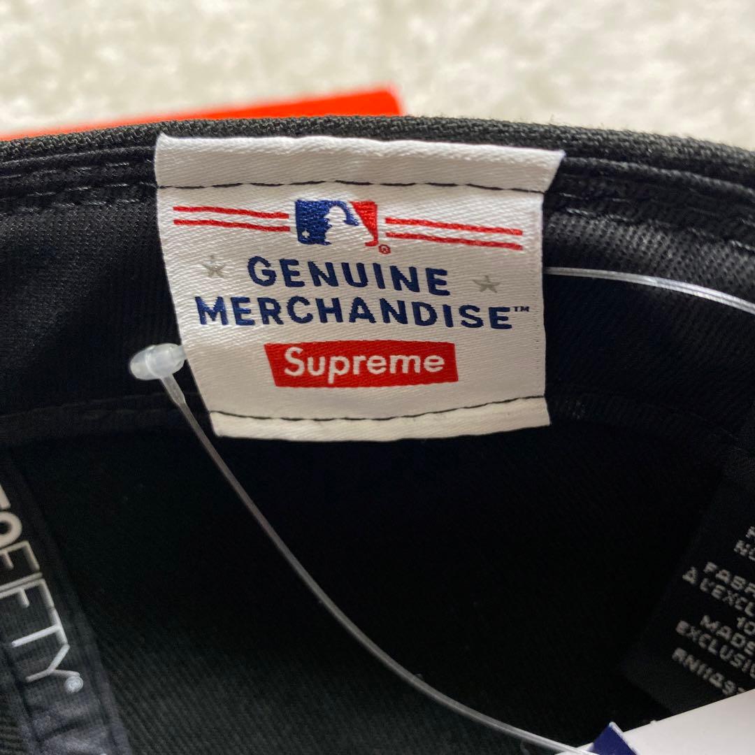 supreme new era キャップ　刺繍　box logo mlb