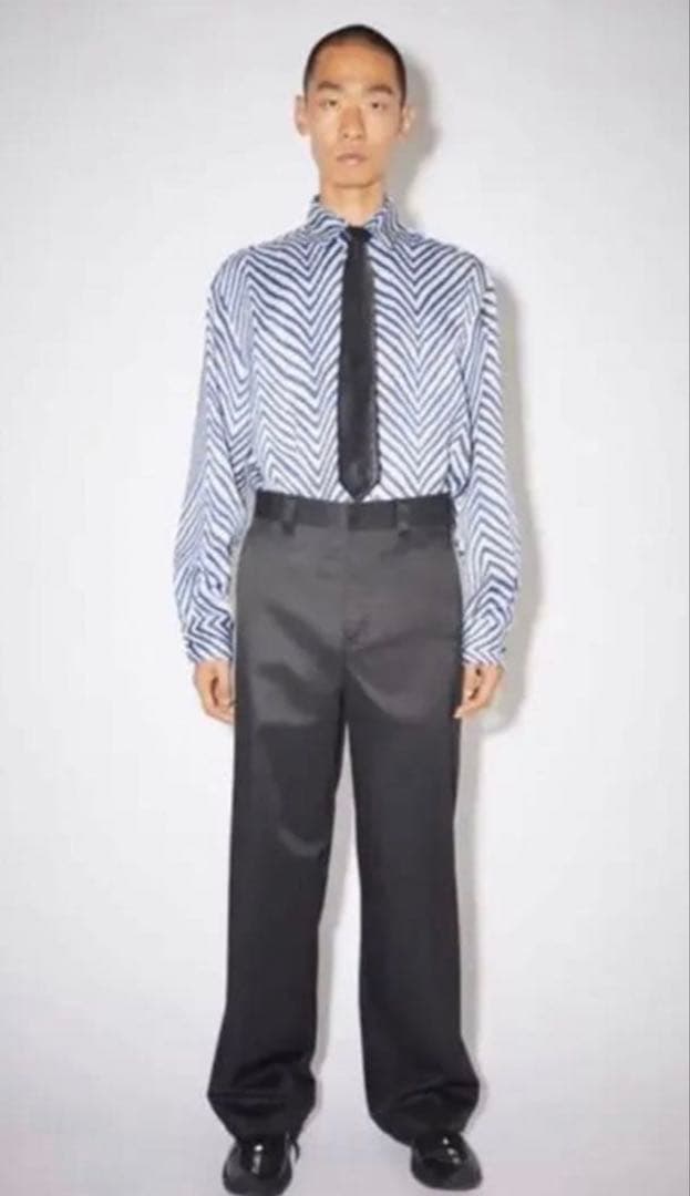 Acne Studios ワイドスラックス S Black