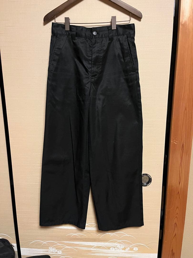 Acne Studios ワイドスラックス S Black