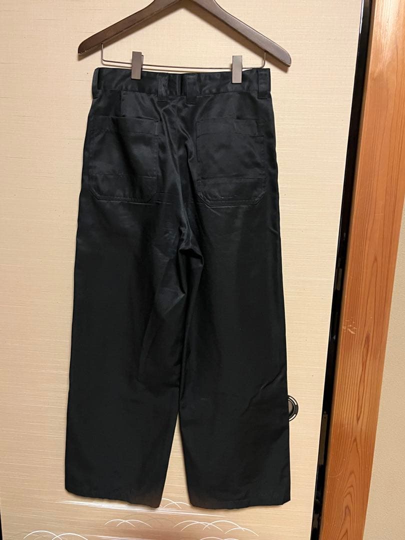 Acne Studios ワイドスラックス S Black