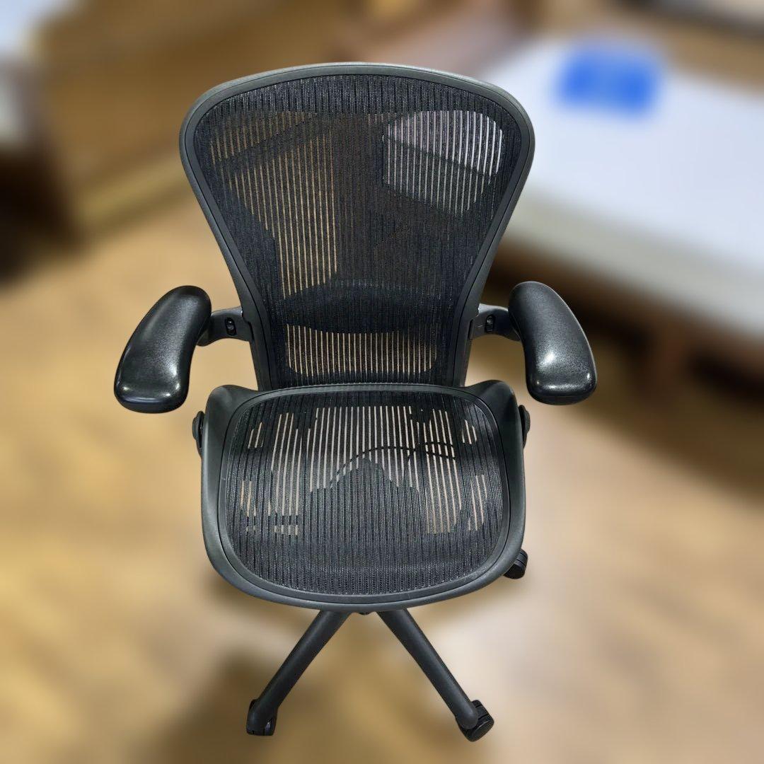 美品 ハーマンミラー アーロンチェア ランバーサポート Bサイズ フル装備