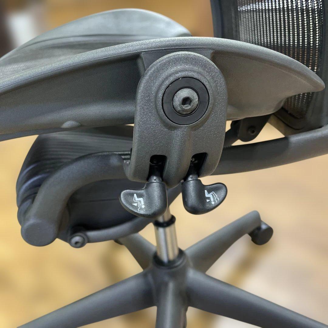 美品 ハーマンミラー アーロンチェア ランバーサポート Bサイズ フル装備