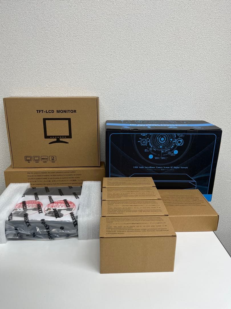 OOSSXX 4K 800万画素 防犯カメラセット