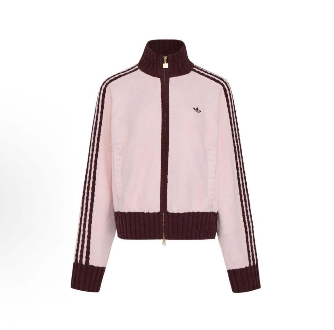新品L Adidas W ニット トラックトップ ジャケット KV8867