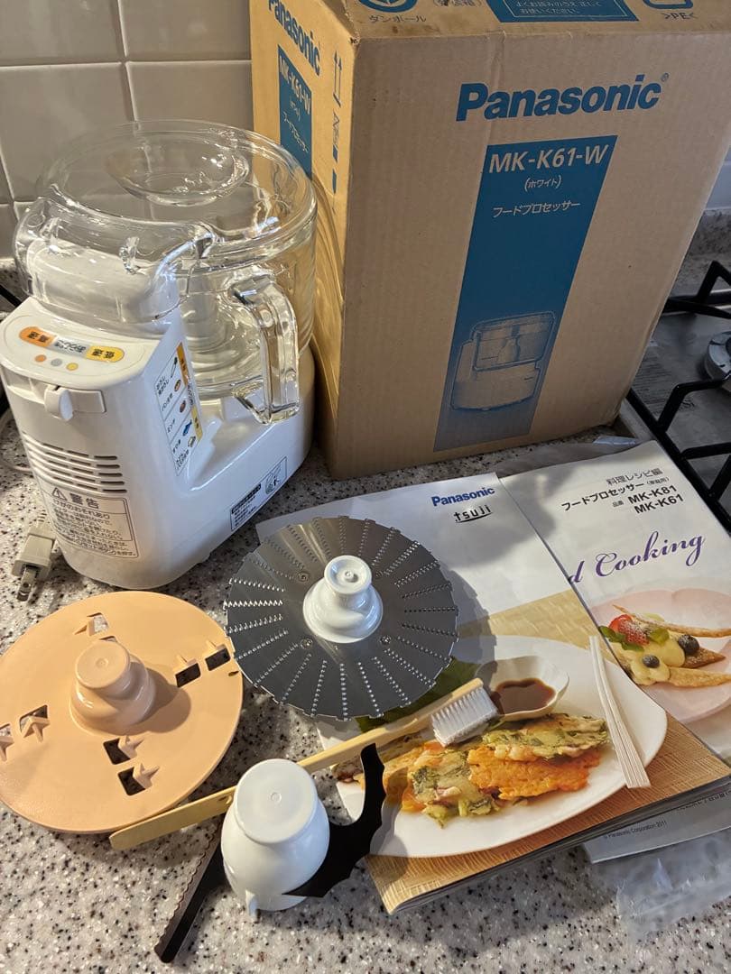Panasonic フードプロセッサー MK-K61-W
