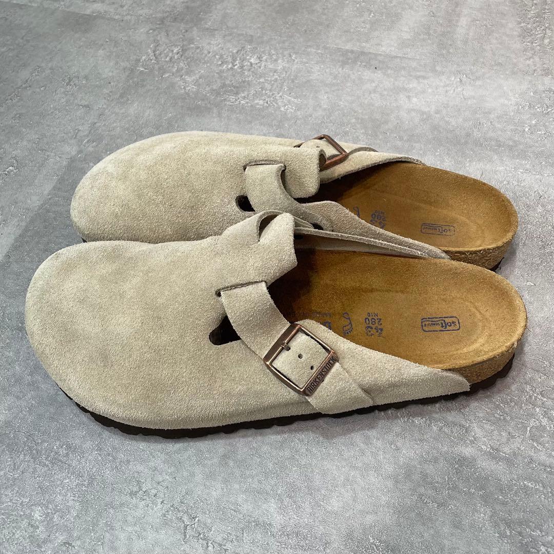 人気良品✨ビルケンシュトック 43 28cm ボストン サボサンダル トープ