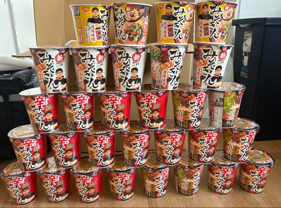 【みそきん】日清辛みそきん　みそきん30個セット