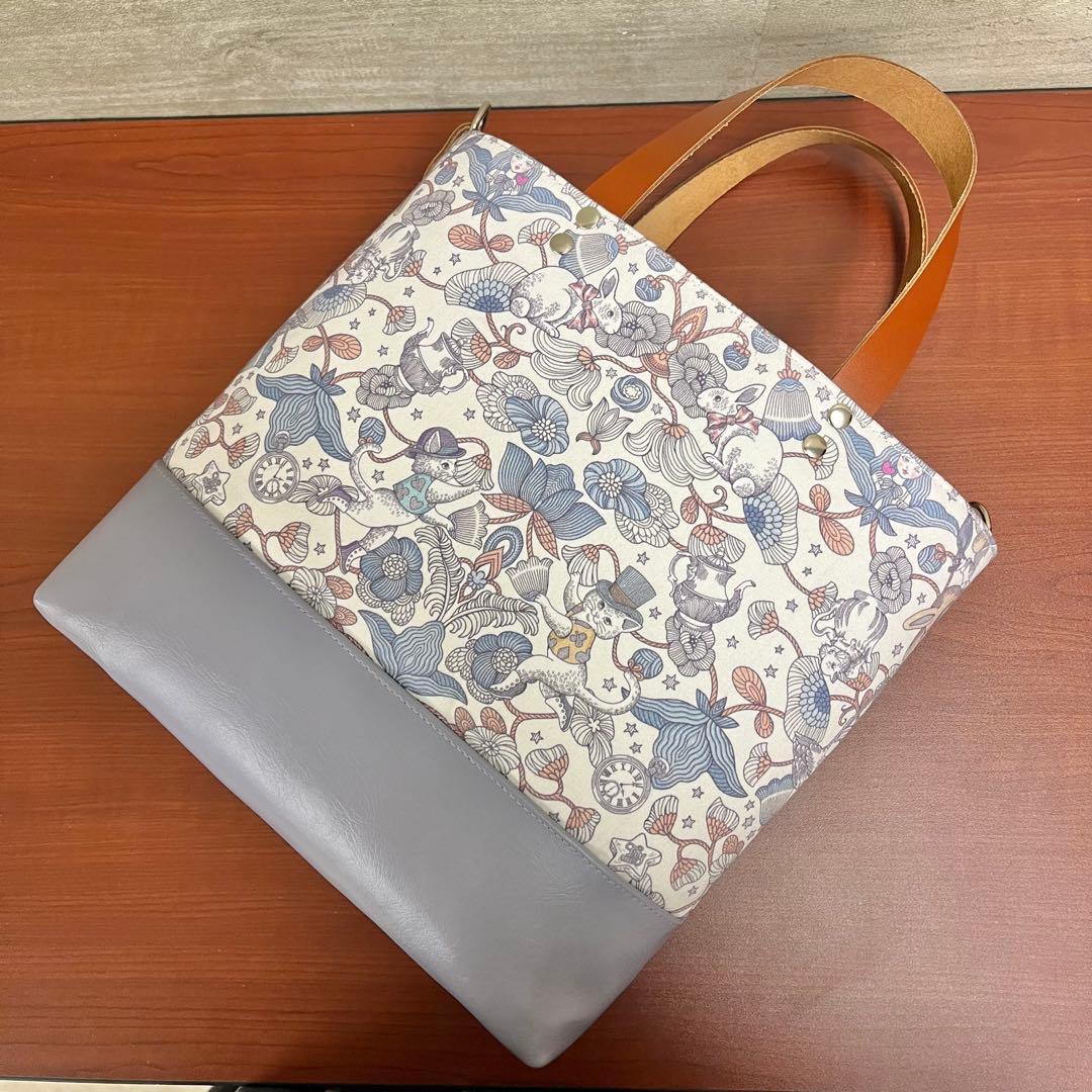 ジョリーフルール　マイリトルテイラー　名古屋イベント　牛革持ち手ミニトート　⑥