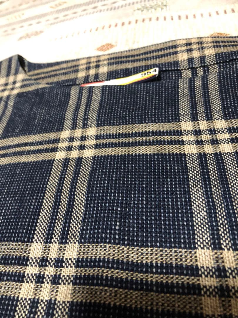 超美品 45R チェック柄ワンピース￼