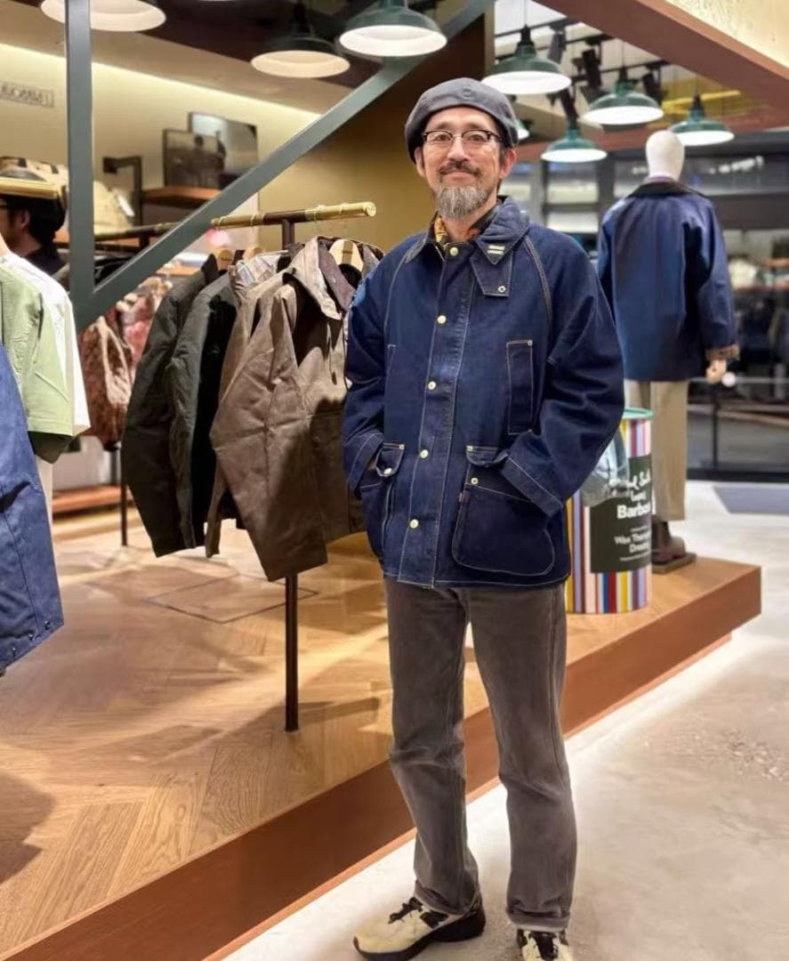 Barbour ☆Levi*s デニムカバーオール S