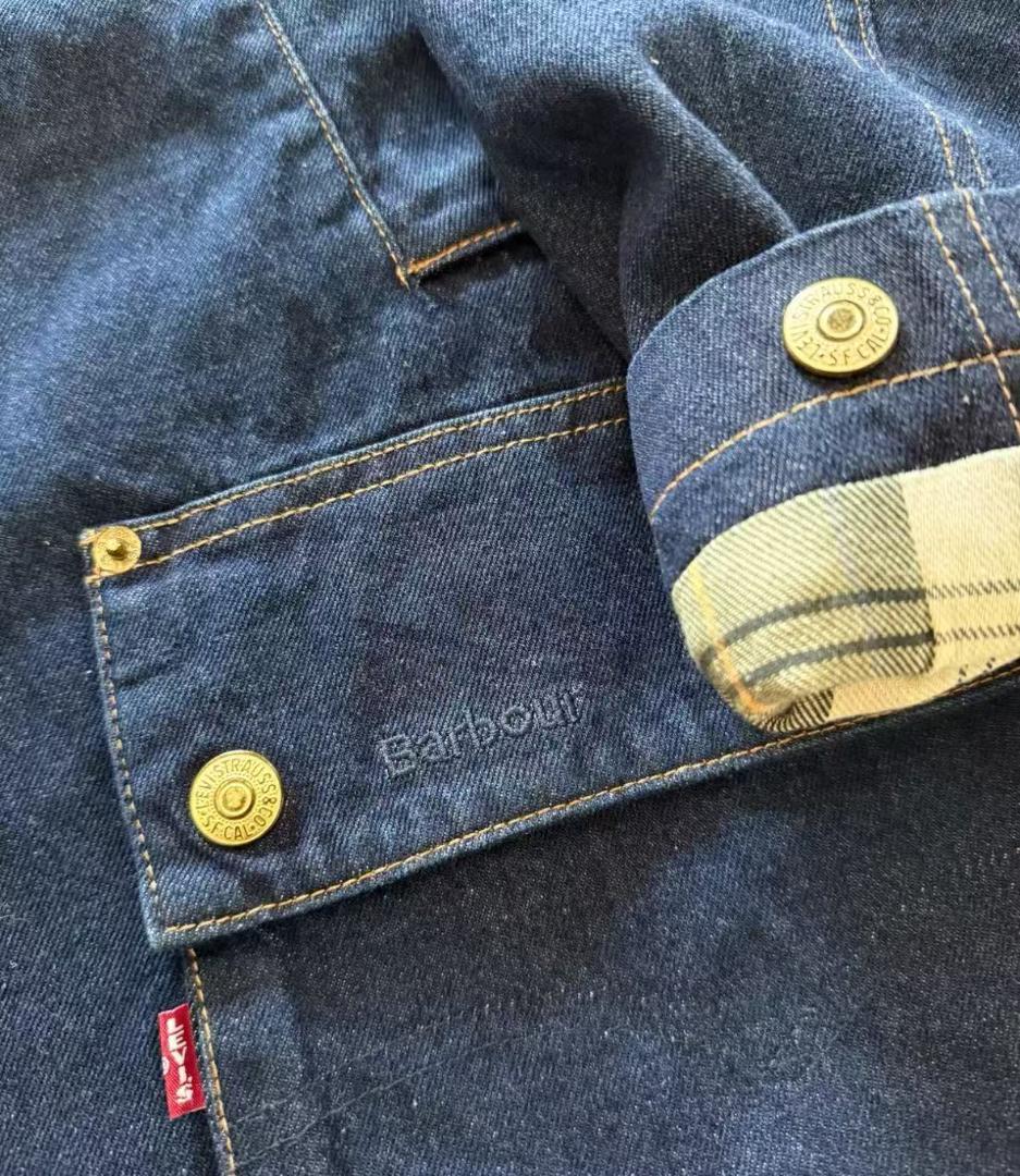 Barbour ☆Levi*s デニムカバーオール S