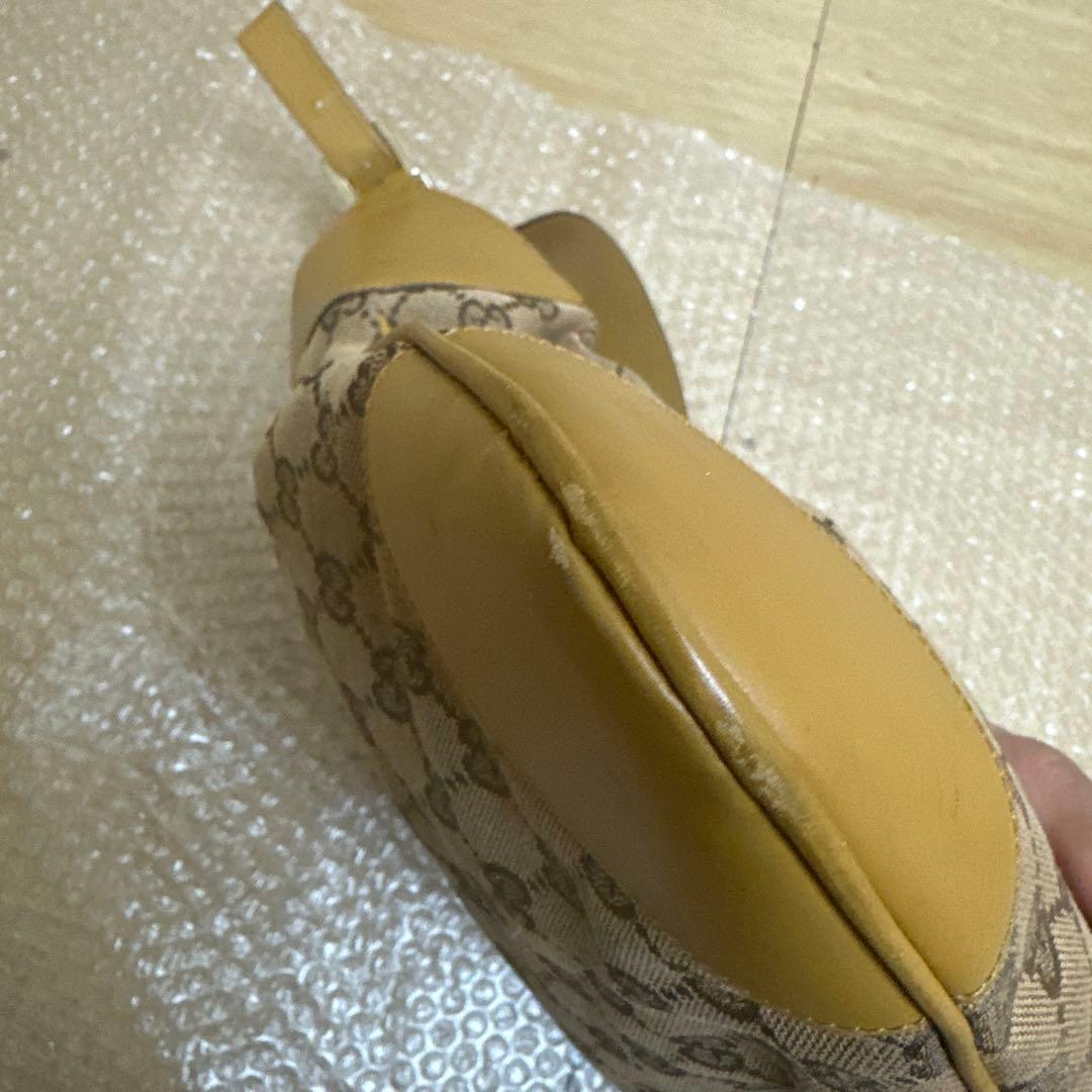 Gucci ハンドバッグ ベージュ/赤