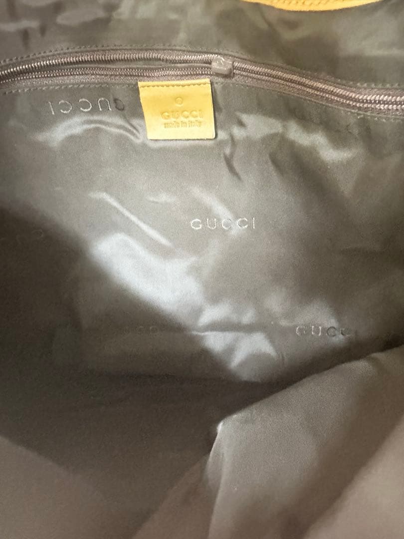 Gucci ハンドバッグ ベージュ/赤