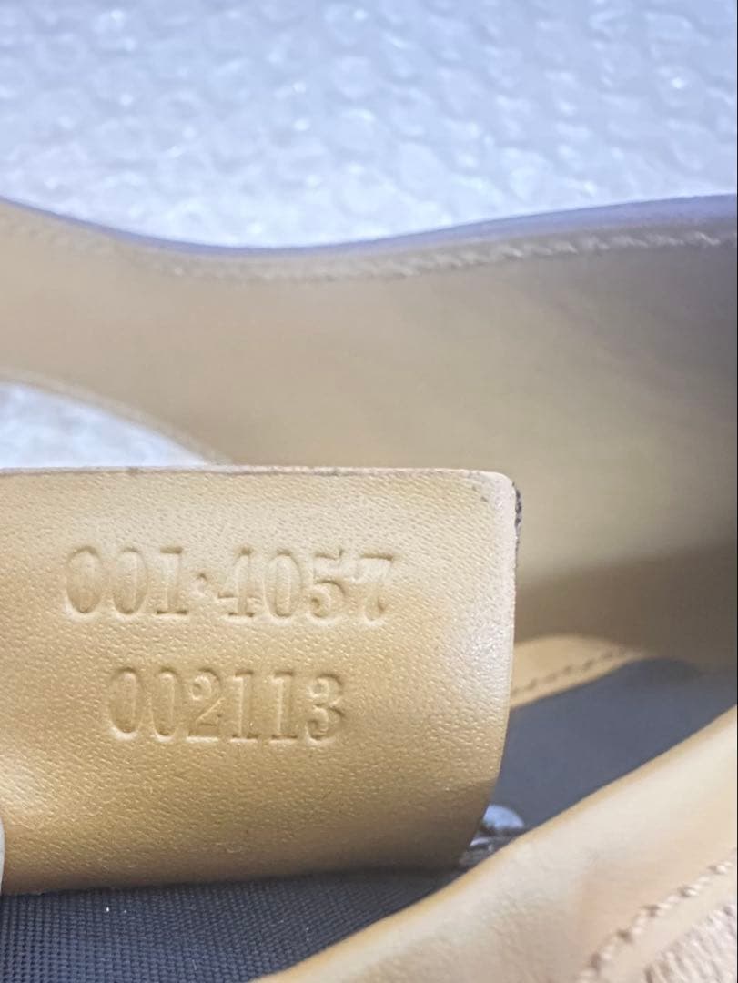 Gucci ハンドバッグ ベージュ/赤