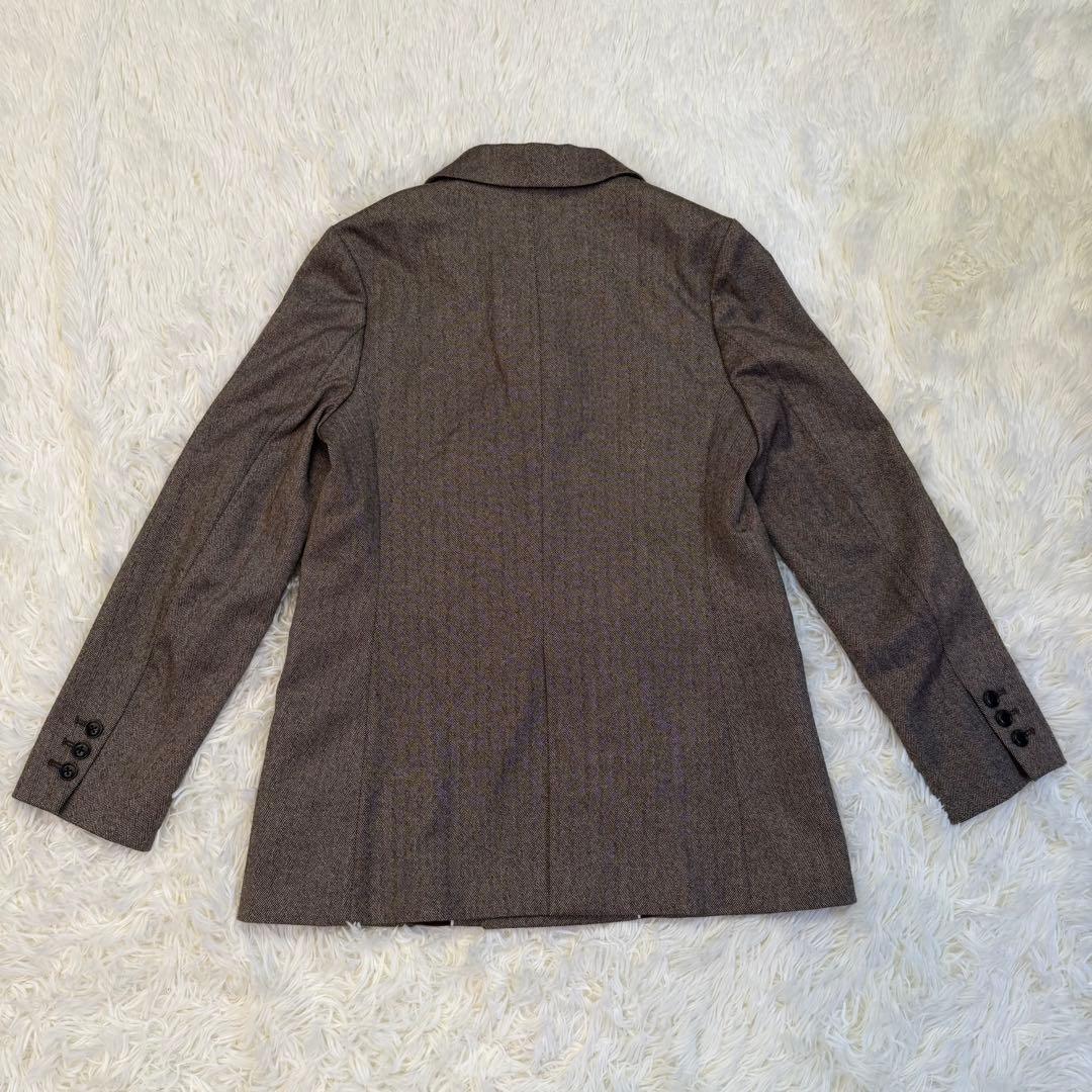 新品✨グリーンレーベルリラクシング ヘリンボーンダブルテーラードジャケット