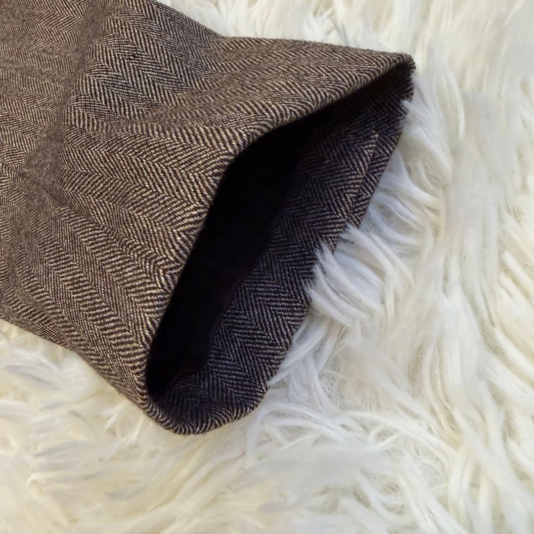 新品✨グリーンレーベルリラクシング ヘリンボーンダブルテーラードジャケット