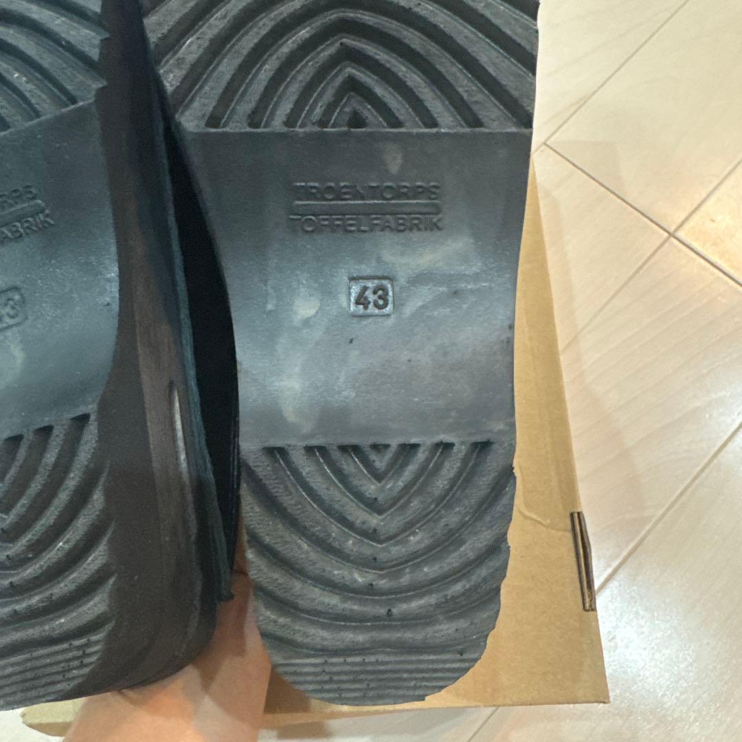 トロエントープ　新品同様　Troentorp 27.5cm 43 黒