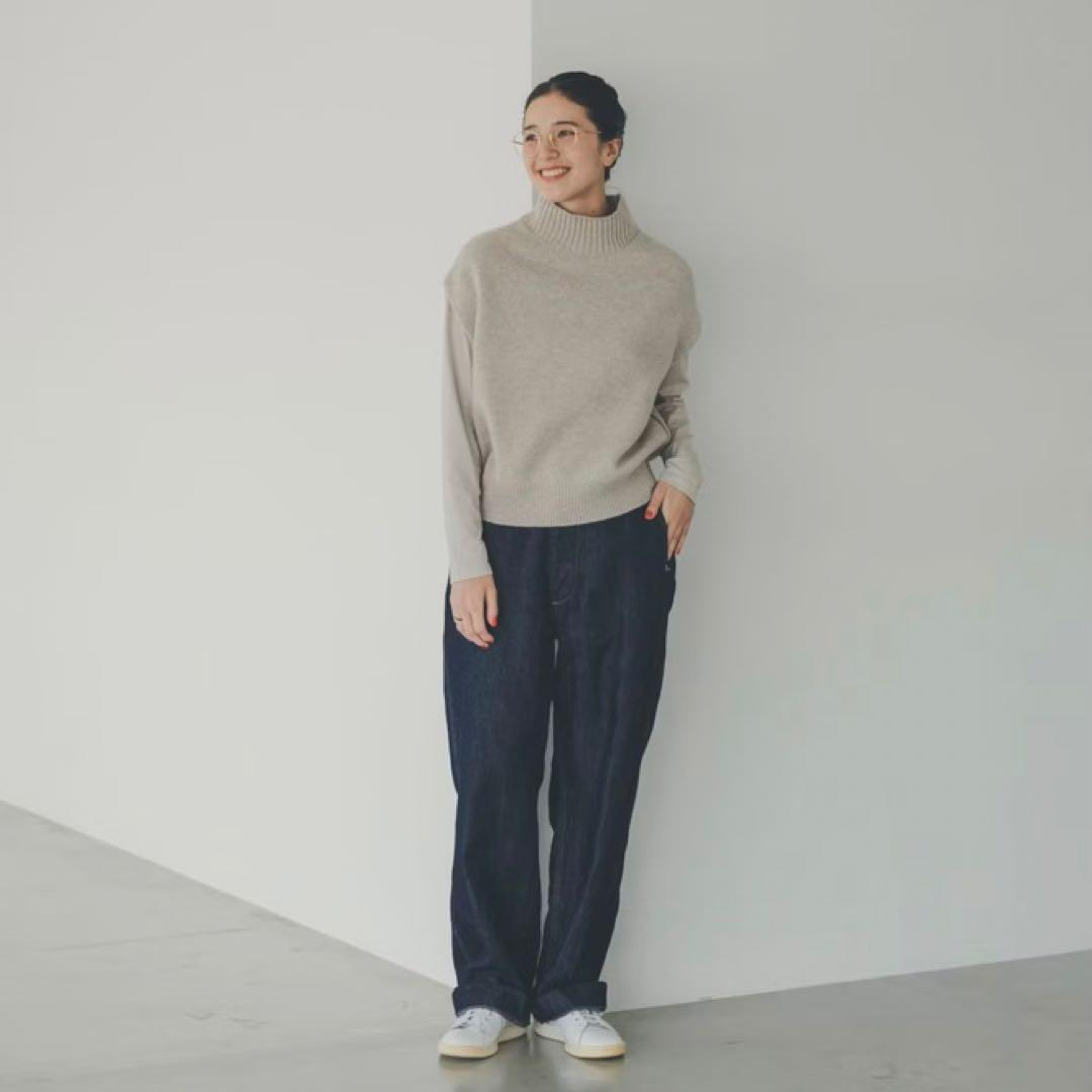 【新品・未使用】北欧暮らしの道具店　「あったかウールのニットベスト」