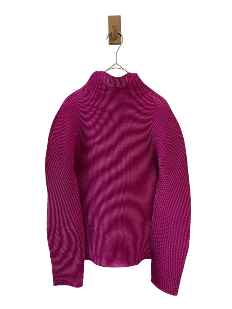 イッセイミヤケ me PLEATS PLEASE プリーツ ハイネックカットソー