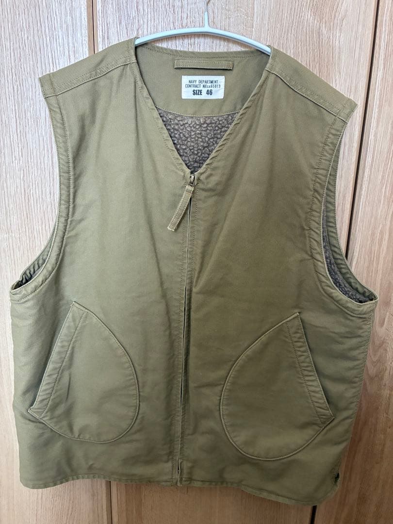 WAIPER.inc U.S.NAVY N-1 デッキベスト4日22時まで値下げ