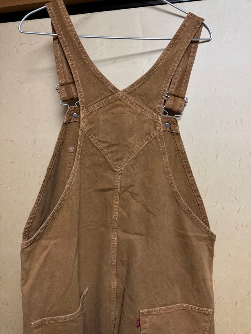 リーバイス　ブラウン コットン オーバーオール