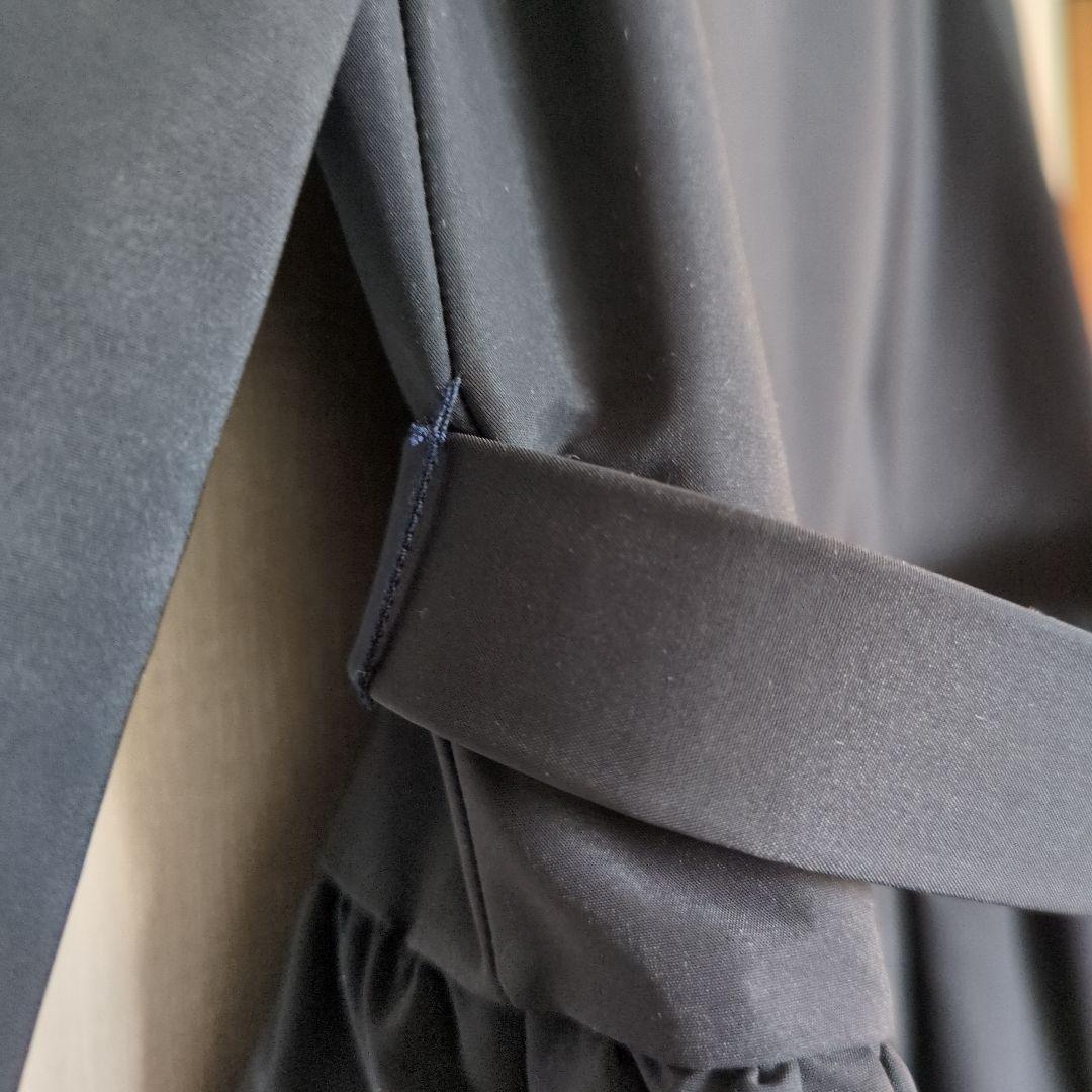 エムズグレイシー　ワンピース　セレモニー　紺色　フリル　卒業式　入学式　Lサイズ