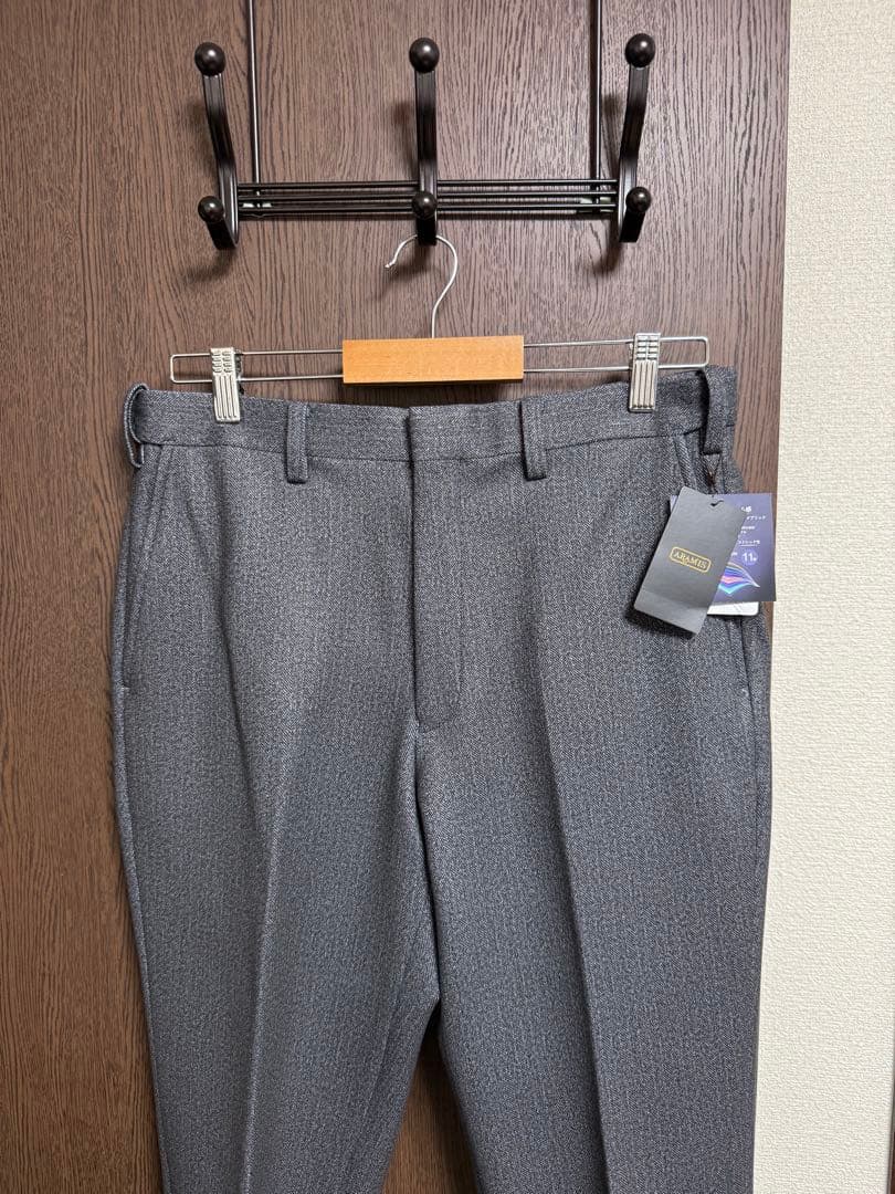 ウエスト83〜88新品未使用！ARAMIS秋冬ポリエステル素材暖か極暖スラックス