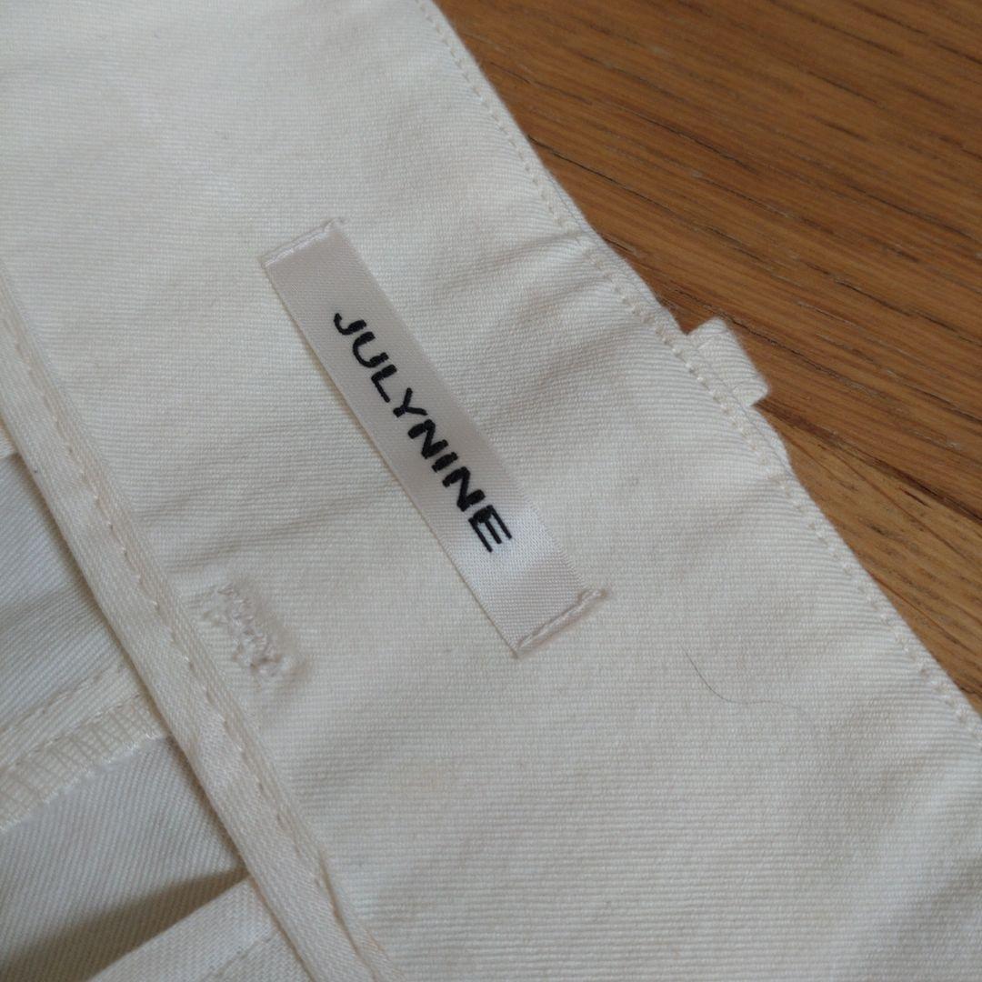 JULYNINE チノパン 　アッシュホワイト S