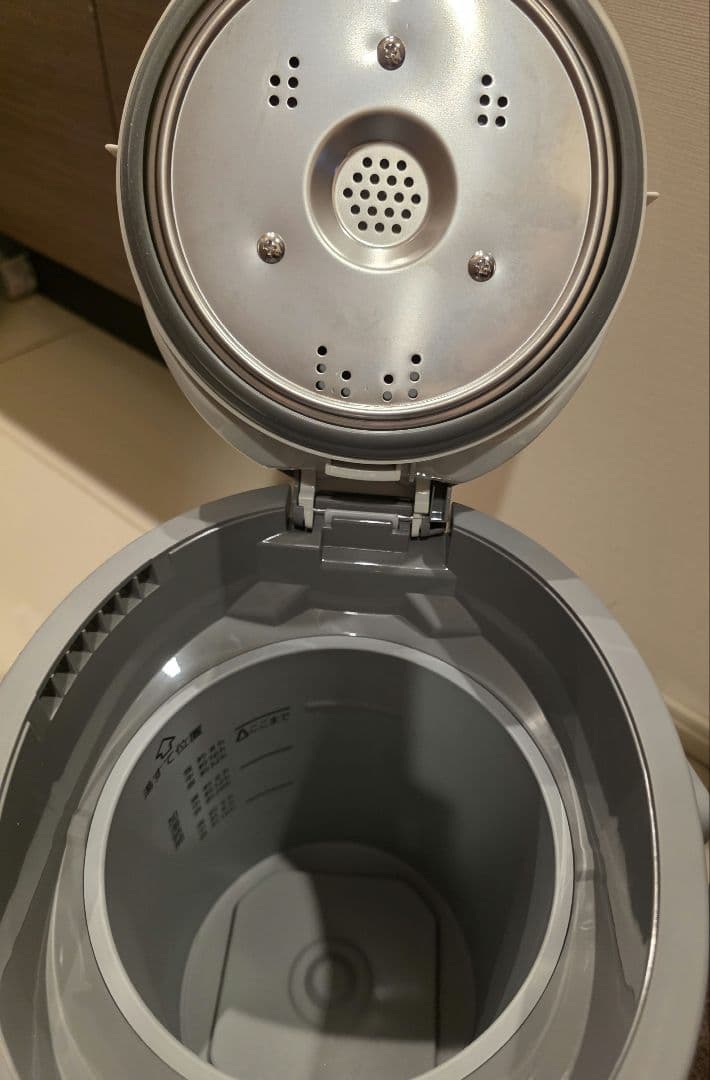 1回使用のみ)象印 スチーム式加湿器 3.0L EE-DF35-HA グレー