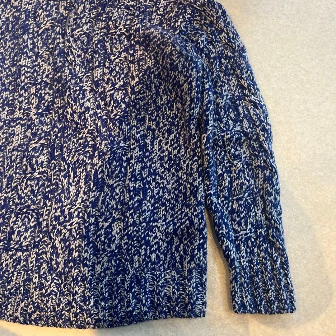 tomi3専用　TOMORROW LAND カシミア　ローゲージタートルニット