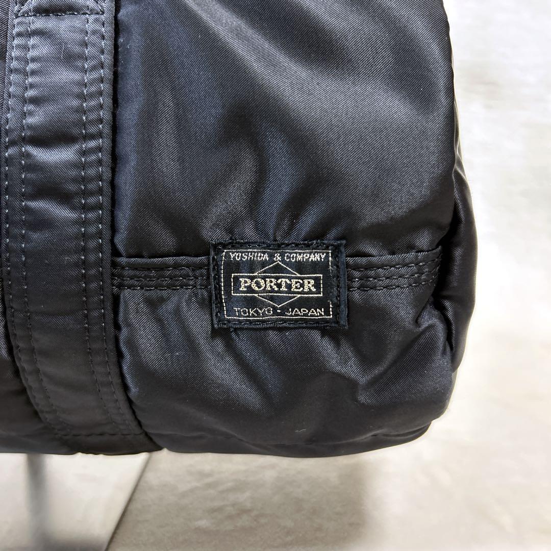 ✨美品✨PORTER ポーター タンカー ミニボストン ドラム ダッフル 黒