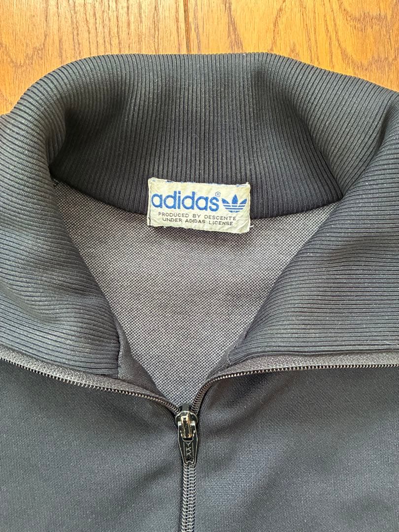 80s adidasジャージ トラックジャケット トレフォイルデサント製 4号