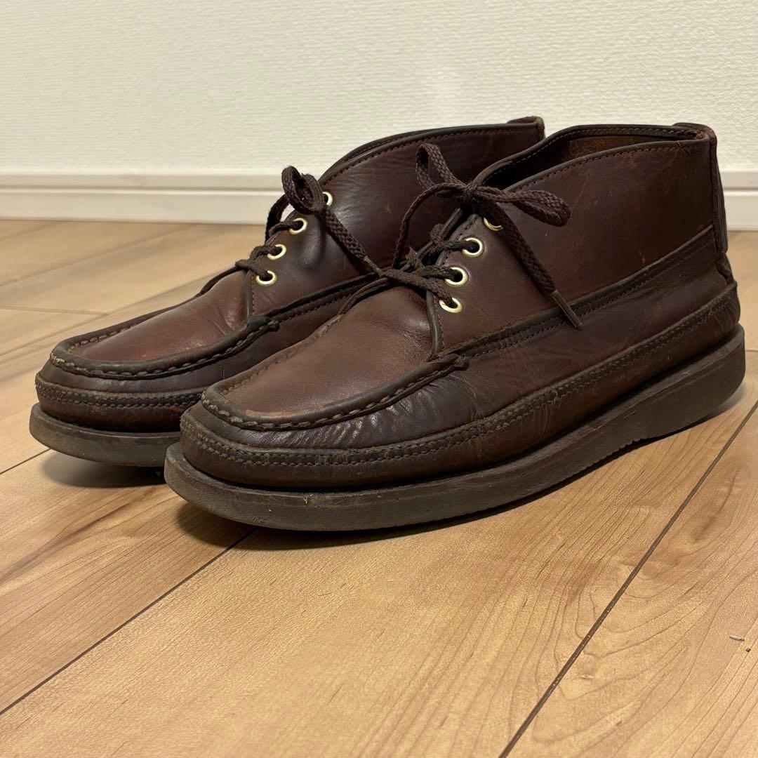 ラッセルモカシン　スポーティングクレーチャッカ　4アイレット 8E オイルレザー