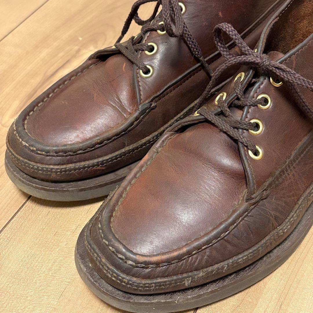 ラッセルモカシン　スポーティングクレーチャッカ　4アイレット 8E オイルレザー