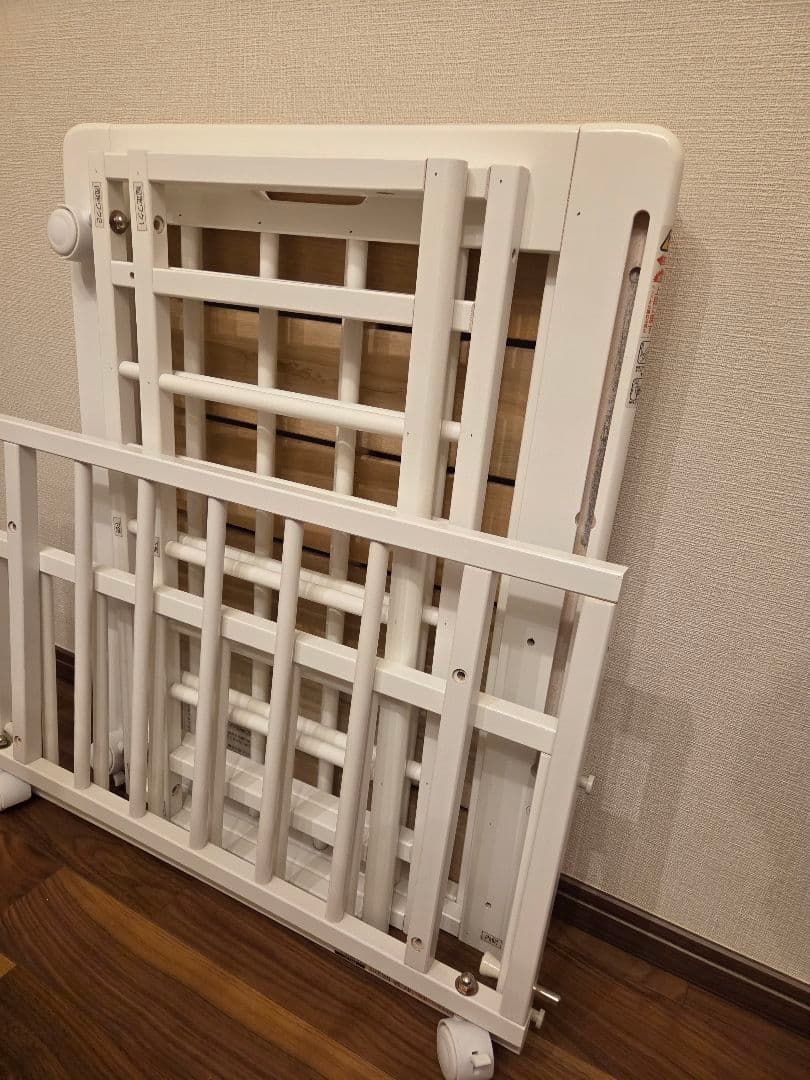 カトージ　ミニミニベビーベッドⅡ ホワイト　美品　新生児〜1歳