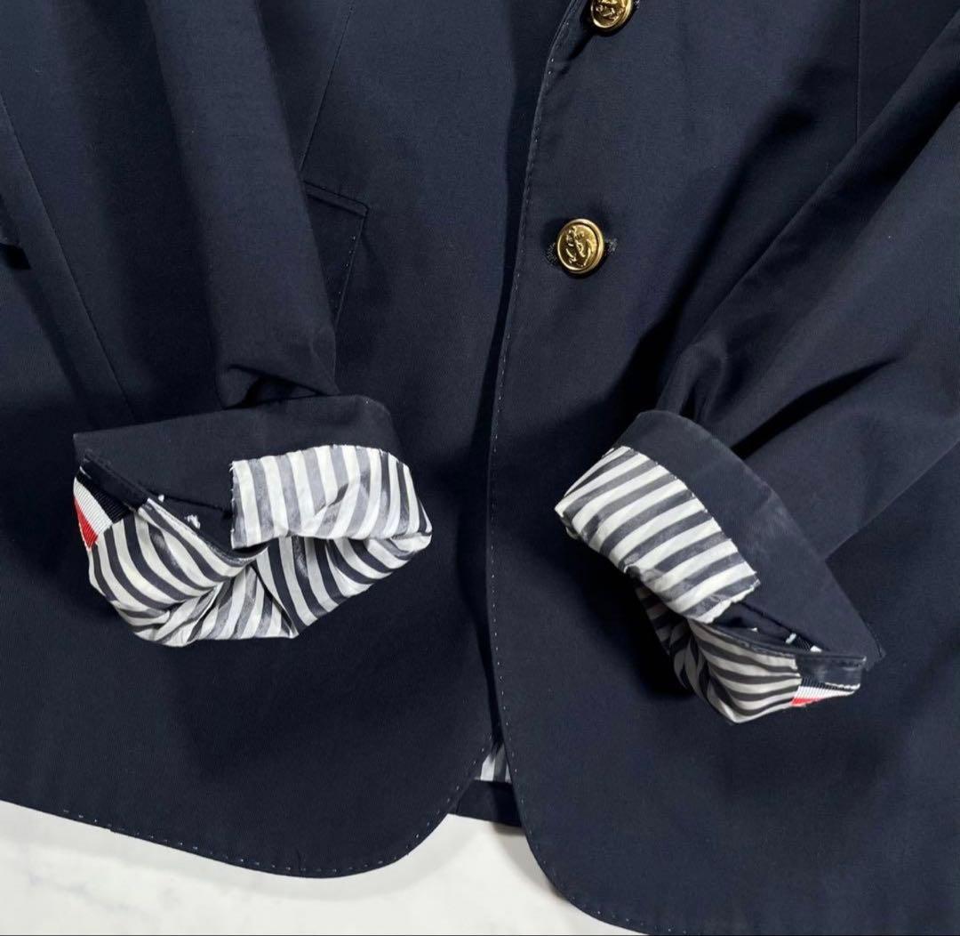 S*S様 【美品】THOM BROWNE トムブラウン　段返り3B紺ブレザー　金