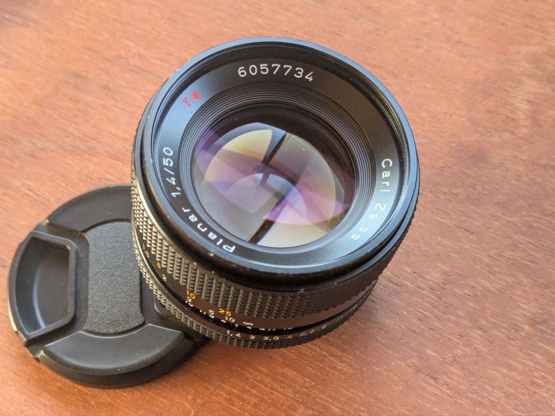 レンズ(単焦点) CONTAX Carl Zeiss Planar 50mm f1.4 AEJ