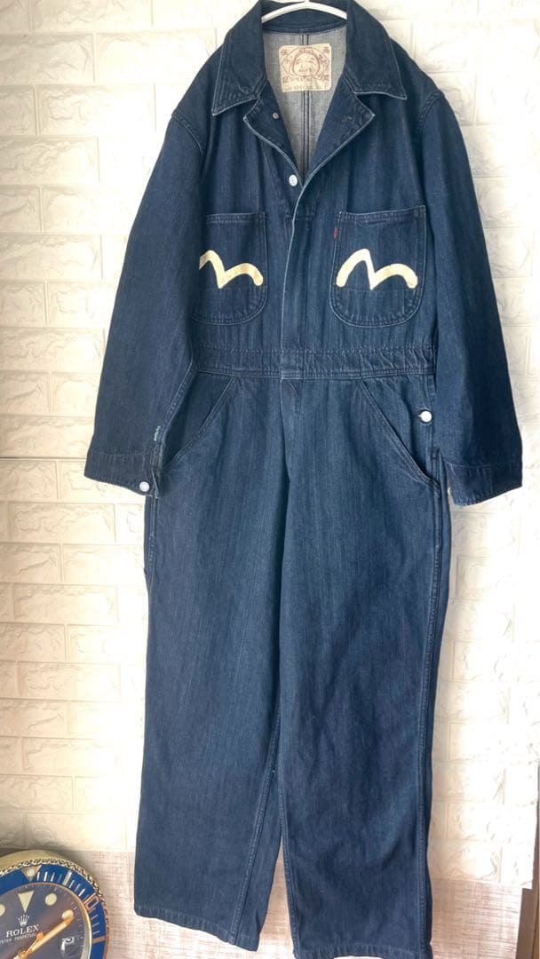 エヴィスジーンズ　デニムツナギ　LOT1200 サイズ　44 超美品！