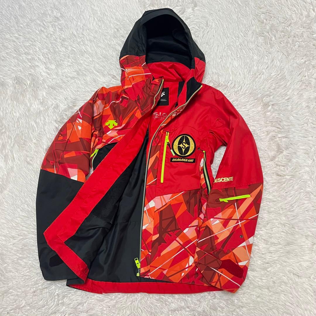 最高級 デサント DESCENTE オガサカ OGASAKA デモ 赤 SiO