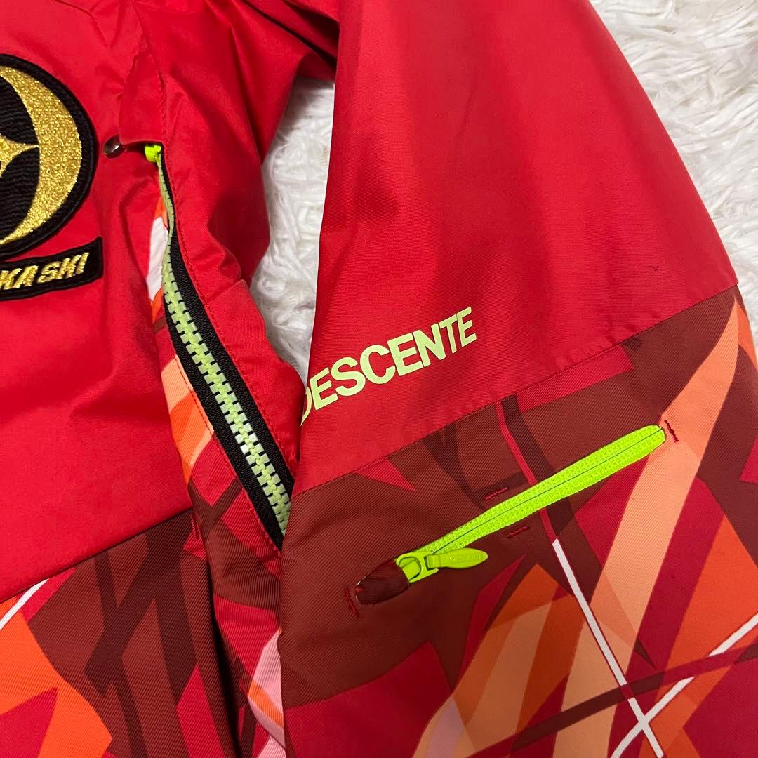 最高級 デサント DESCENTE オガサカ OGASAKA デモ 赤 SiO