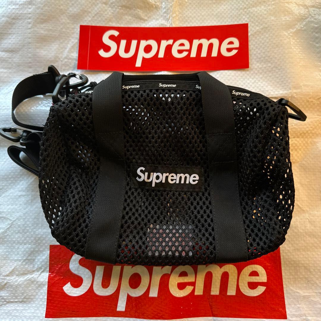 バッグ Supreme Mesh Mini Duffle Bag \"black\"