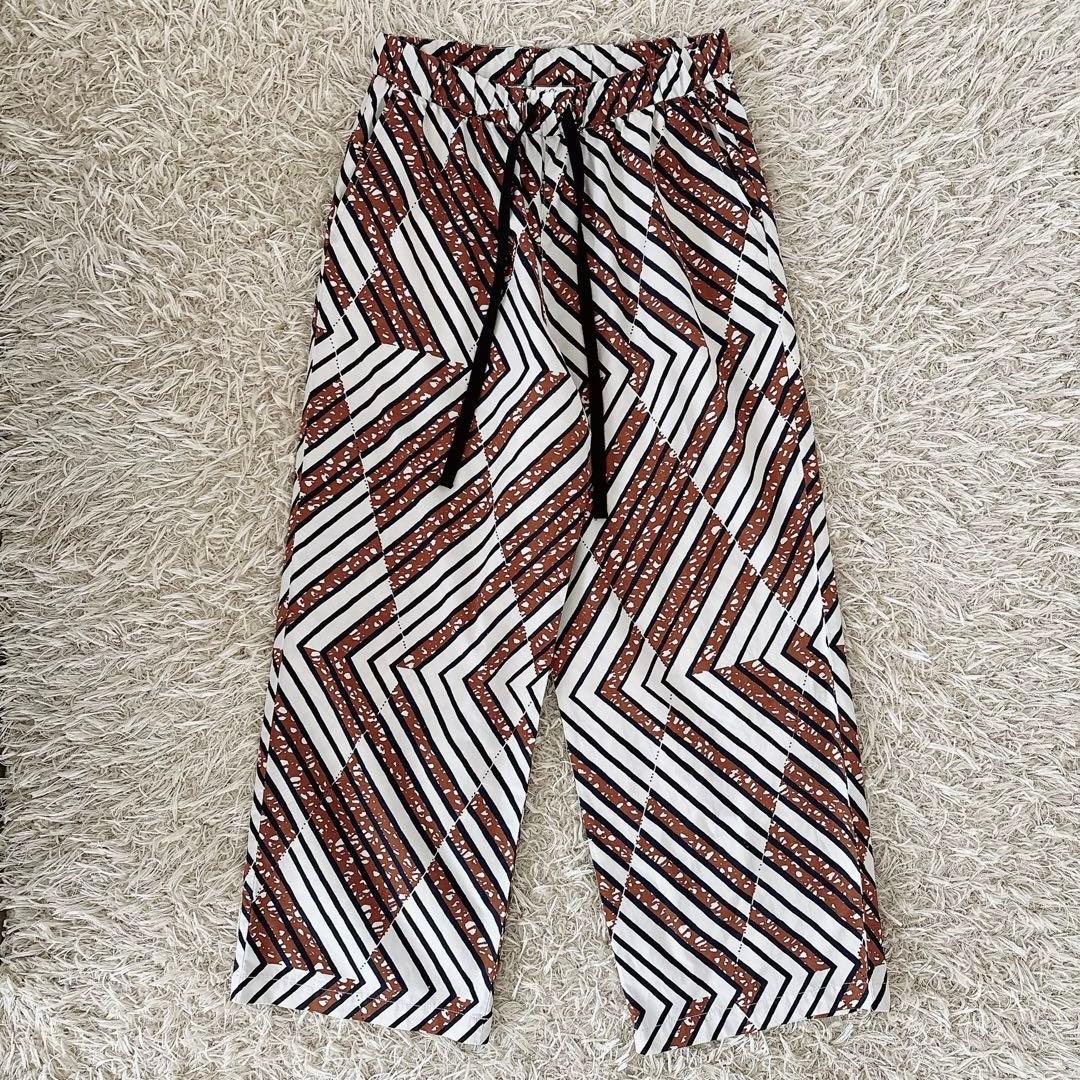 美品 LE GLAZIK ルグラジック バティックイージーパンツ