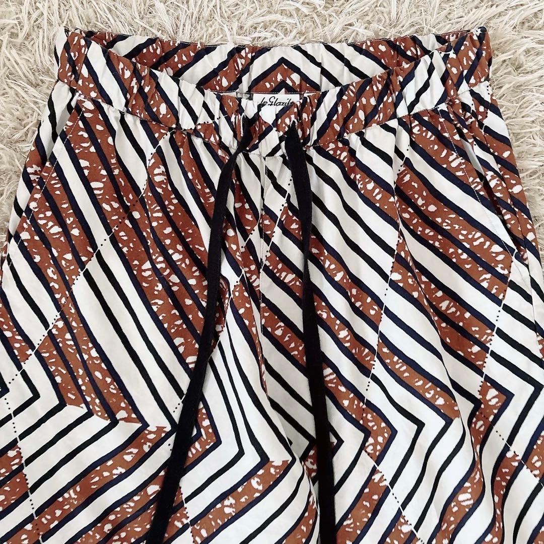 美品 LE GLAZIK ルグラジック バティックイージーパンツ