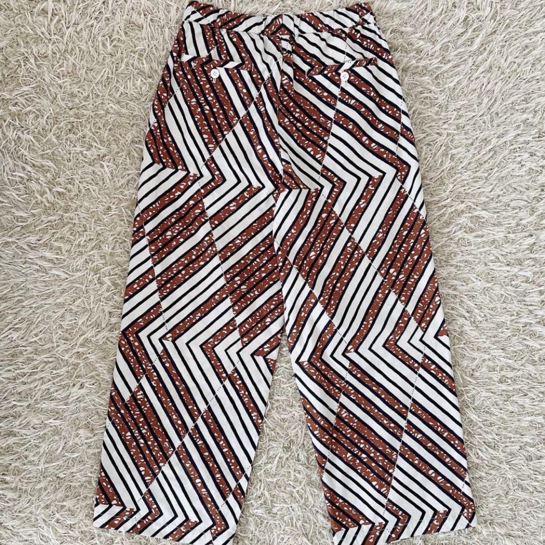 美品 LE GLAZIK ルグラジック バティックイージーパンツ