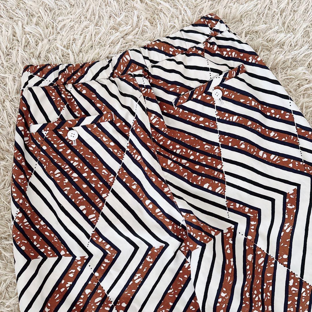 美品 LE GLAZIK ルグラジック バティックイージーパンツ