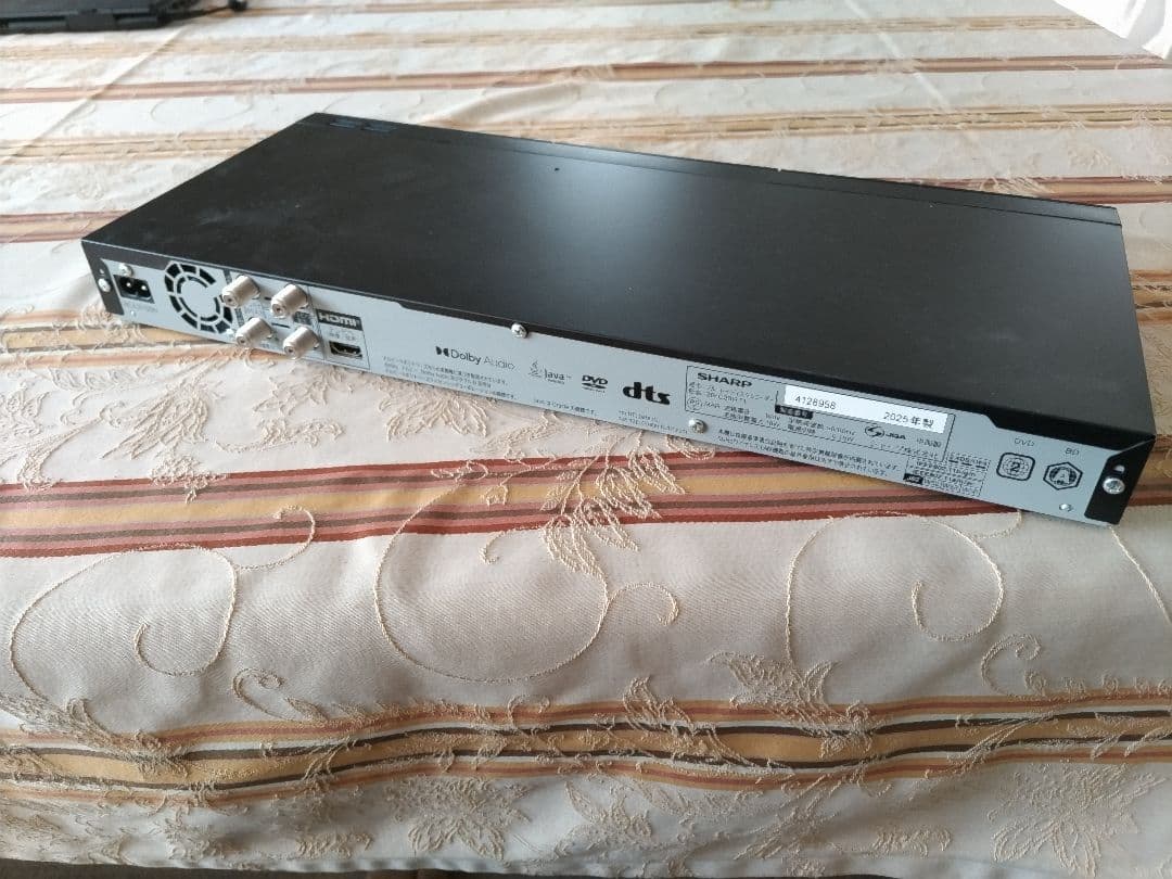 SHARP BD-C20GT1 ブルーレイレコーダー