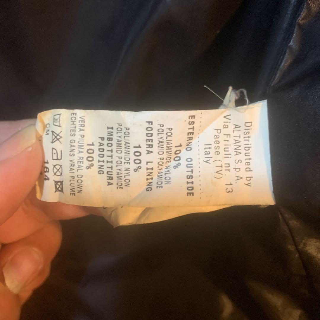 MONCLER パッチ付きダウンジャケット Mサイズ